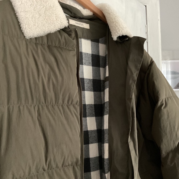 EUC Sessun Down Filled Lightweight Warm Winter Coat Jacket - Picture 3 of 7